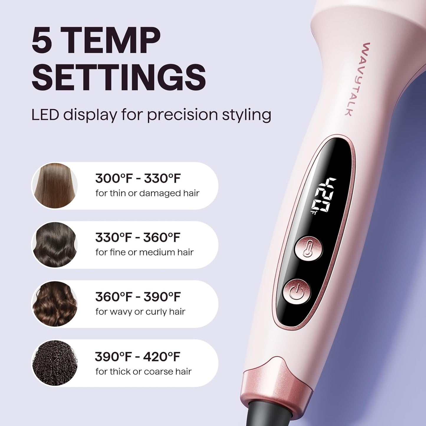 Ionic Hot Air Brush with 5 Heat Settings